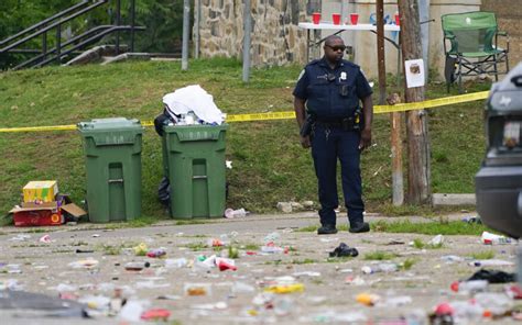 Baltimore block party shooting shatters holiday weekend celebration, leaving 2 dead and 28 wounded