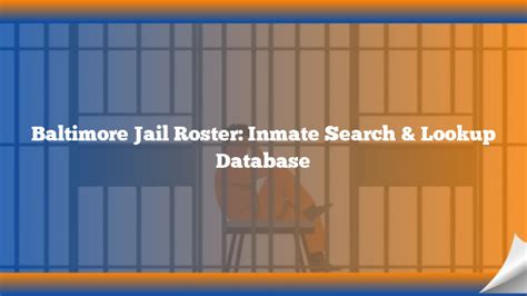 Baltimore inmate search.  Free .  This online search provides access to Baltimore County in...