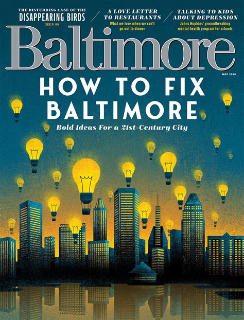 Baltimore magazine. Baltimore magazine is America's oldest city magazine, celebrating Baltimore since 1907. Whether Baltimoreans want to know which crabhouse has the best hardshells or whether … 