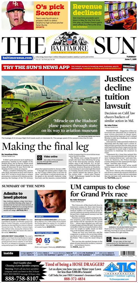 Baltimore sun enewspaper. Things To Know About Baltimore sun enewspaper. 
