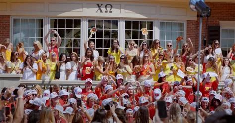 What is the 'Bama Rush' documentary about? Filmed in fall 2022, "Bama Rush" documents the experiences of four young women going through sorority recruitment at the University of Alabama.. 