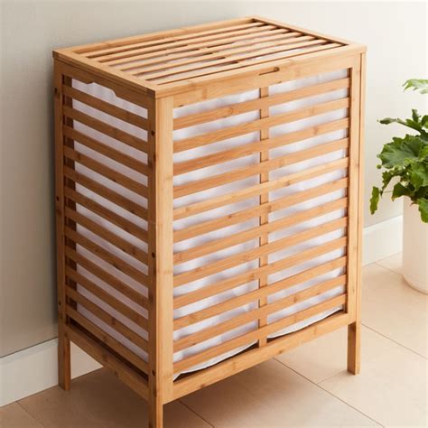 Bamboo Hamper with Liner - Kmart - Kmart Australia