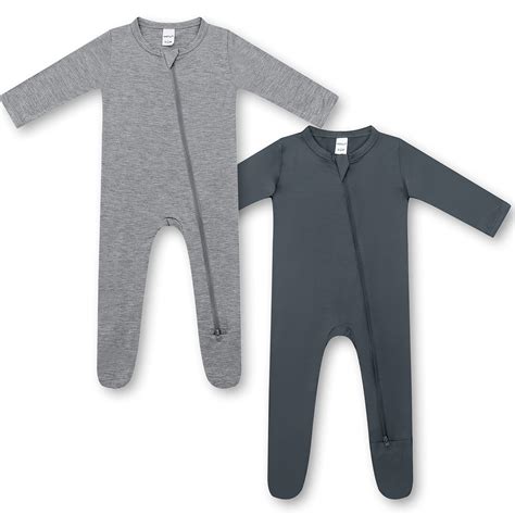Bamboo baby pajamas. Baby pajamas made from the softest,most breathable,95% bamboo fiber,5% spandex. Imported ; Zipper closure ; Machine Wash ; Our bamboo rompers baby are made from 95 % bamboo and 5% spandex that is super soft and gentle on your babies skin,perfect choice for playtime,naptime or just hanging out. 