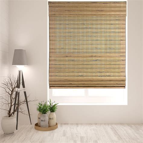 Eco-Friendly Bamboo Roll Up Window Blind,Black Bamboo Roller Blinds,55% Blackout Bamboo Blinds,Breathable Bamboo Venetian Blinds,for Indoor/Outdoor,Easy to Assemble (W55 xH95) No reviews $106.27 $ 106 . 27 . 