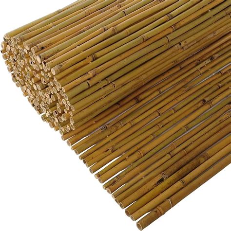 Natural Raw Split Bamboo Slat Fence 4 Ft H x 6 Ft L (2-Pack) 20-BSN4X6PK2. $64.99. FREE SHIPPING. Add to Cart Buy Now. Quick view Compare Add to My Wish List. Natural Raw Split Bamboo Slat Fence 6 Ft H x 6 Ft L (2-Pack) 20-BSN6X6PK2 ... Our U.S.-based warehouse lets us offer a quick turnaround and high product availability. Like Saving …. Bamboo fence roll 6 ft high
