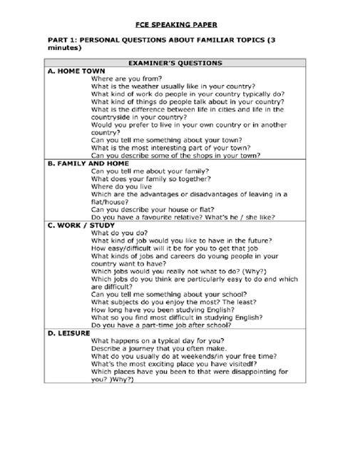 Bamboozle easy speaking.  There are IELTS questions, FCE This document outlines the obj...