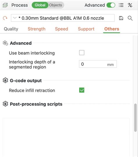 Bambu studio post processing scripts.  A more advanced method consists of using post-processi...