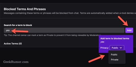Ban words twitch. .  ...