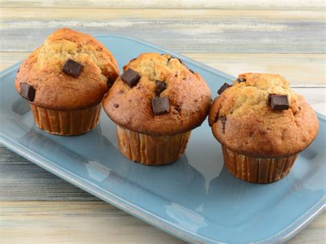 Banan muffins med chokolade