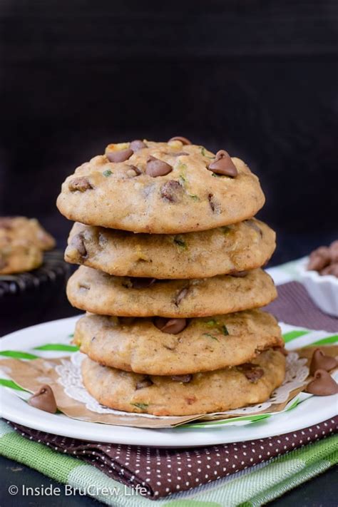 Banana Chocolate Chip Zucchini Cookies - Inside …