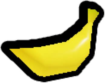 Banana. this is very rare pet like uhh you can hatch it. its just like a huge hell rock but basic. you better not have auto delete basic on. this pet has a titanic version which can be accessed here. normal power 2 - 3. golden power 6 - 9. rainbow power 14 - 21. dark matter power 40 - 60. . 