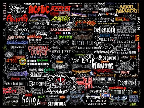 Band logos. Death, violence, skulls, bones, severed limbs, blood, organs, and other macabre objects are common features within death metal band logos. I thought a zombie getting stabbed through the eyes was ... 
