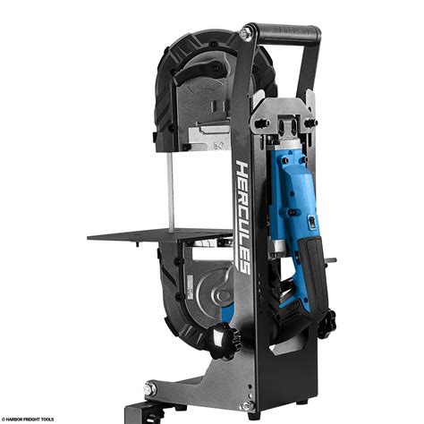 Band saw harbor freight. BAUER 10 Amp Deep Cut Variable Speed Band Saw – Item 64194 / 63444 / 63763. Compare our price of $119.99 to DEWALT at $319 (model number: DWM120). Save $189.01 by shopping at Harbor Freight. 
