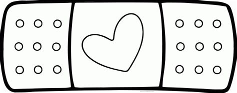 Bandage Coloring Page