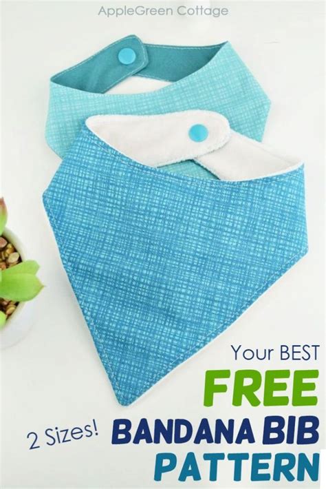 Bandana Bib Pattern Free