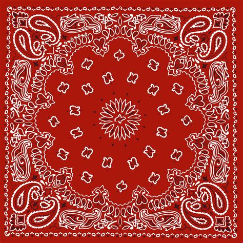 Bandana Pattern Red