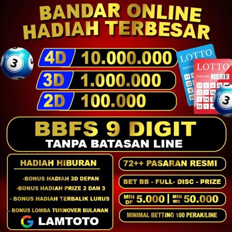 Bandar jaya togel hadiah 10 juta. 3d 4d angka.