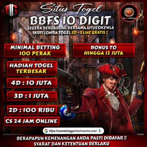 Bandar togel bisa bbfs 10 digit. No togel keluar malam.