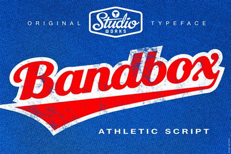 Bandbox Athletic Script Typeface Font Free Download OpFonts