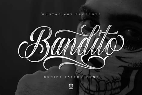 Bandito Script Font Free Fonts Download