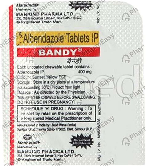 Bandy Chewable Tablet: View Uses, Side Effects, Price and …