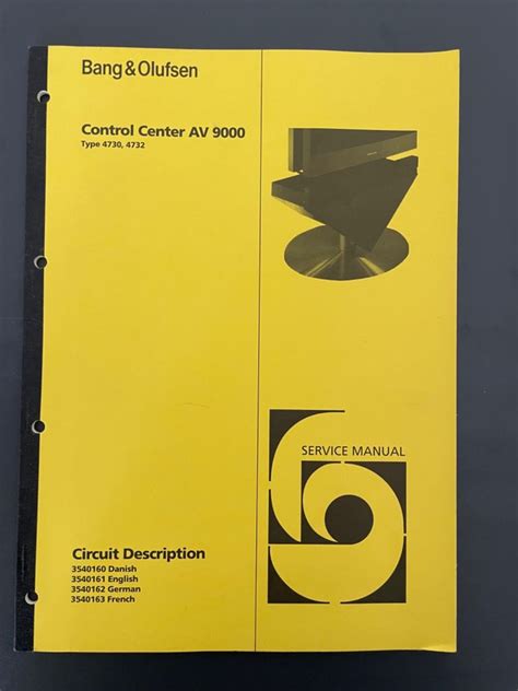 Bang And Olufsen Service Manual