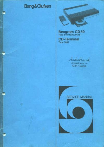 Bang olufsen beogram cd 50 service manual. - 1993 jeep grand cherokee owners manual.