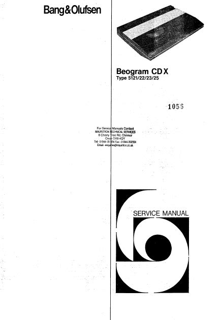 Bang olufsen beogram cd x service manual. - Manuale uso e manutenzione citroen c3 exclusive.