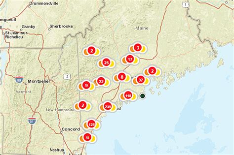 Bangor power outage map. Central Maine Power prepared for tropical storm impacts from Lee with the help of its parent company Avangrid. Avangrid brought in around 500 crews from out of state to respond to power outages ... 