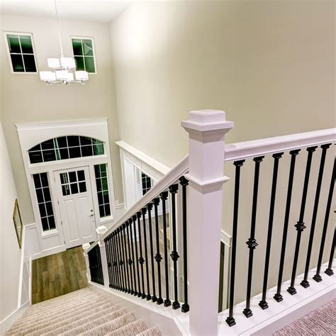 Banisters upholstery. The best material for stair handrails and railings depends on the environment of the staircase and the look desired. Metals, like steel, aluminum and wrought iron, are popular choices for commercial and industrial settings and contemporary environments, where wood provides a more classic appearance. Glass is often used when the view beyond the ... 