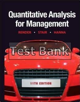 Bank 11th Test Management Edition Analysis Quantitative For