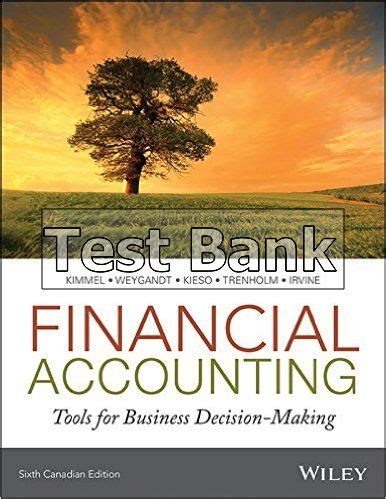 Bank Financial Business Tools Test Making Sixth Edition Accounting Decision For