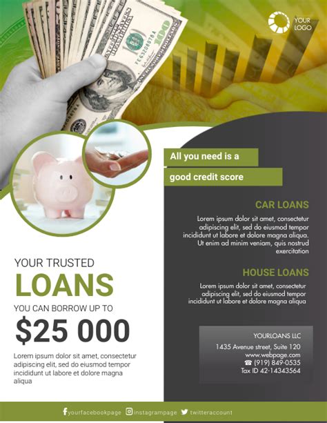 Bank Flyer & Ad Template Design - StockLayouts