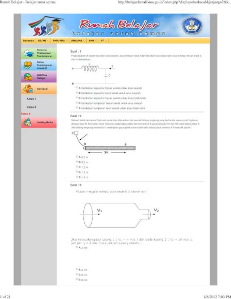 Bank Soal - Rumah Belajar Belajar Untuk Semua