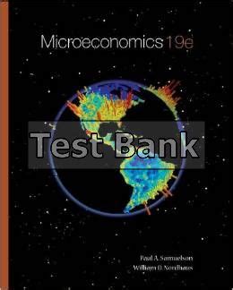 Bank Test Microeconomics Edition 19th