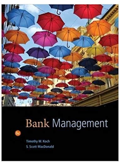 Bank management koch macdonald solutions manual. - Handbook of elispot methods and protocols methods in molecular biology.