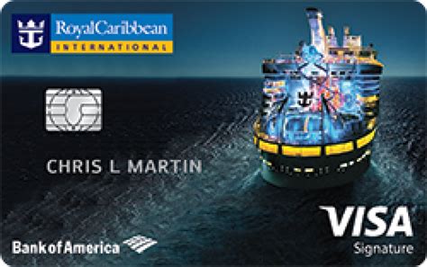 Oct 20, 2021 · Card — A Royal Caribbean Cruises Visa® credit card. Cardholder (also referred to as “you”) — Individual Cardholders, Joint Cardholders and authorized users, if any, with a Card account and charging privileges (excluding corporations, partnerships or other entities) Card Program — The Royal Caribbean credit card program. Joint Cardholder. 