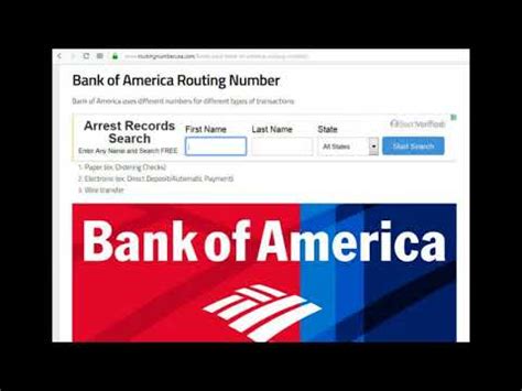 Your Bank of America ABA routing number will be based on the state in which you opened your account, not where you live now. Bank of America Location …. 