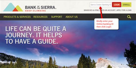 Bank of the sierra online banking. Please Note: You are leaving the Bank of the Sierra website. By clicking “Continue” below, you will enter a website created, operated and maintained by a private business or organization. Bank of the Sierra provides this link as a service to our website visitors. We are not responsible for the content, views or privacy policies of this site. 
