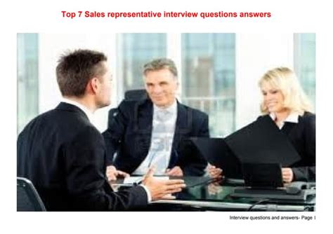 Bank sales representative interview questions and answers