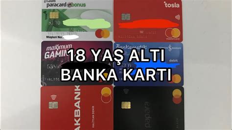 Banka kartı yaş sınırı