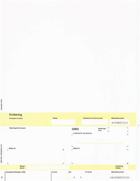 Bankgiroblanketter gratis