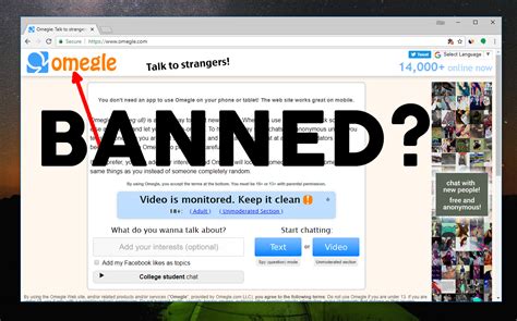 Banned from omegle. Method 2: Change Your IP Address with a VPN. A Virtual Private Network, or VPN, is a tool that can help you get unbanned from Omegle. A VPN works by masking your real IP address and replacing it ... 