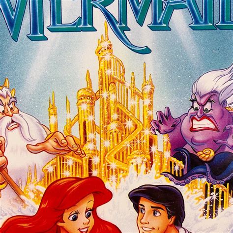 The Little Mermaid VHS Tape - Black Diamond Classic # 913 - Banned Co