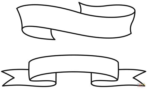 Banner Coloring Page