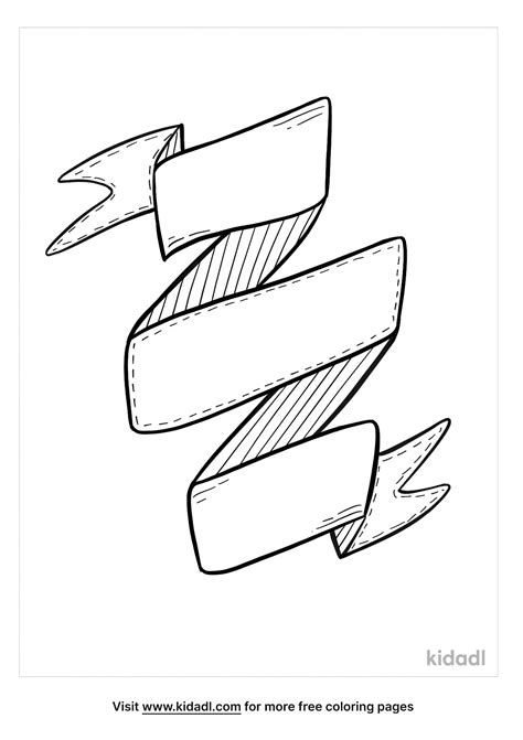 Banner Coloring Page Coloring Pages