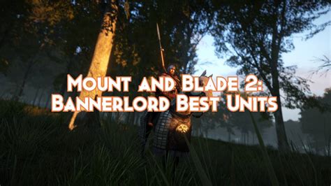 Bannerlord best units.  These affect their effectiveness in different fields of battle.  ...
