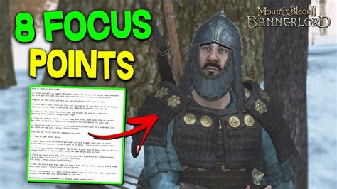 414 votes, 105 comments. 140K subscribers in the Bannerlord community. The subreddit for all things dedicated to Mount and Blade 2: Bannerlord. Coins. 0 coins. ... Something went wrong, they are supposed to get like 10 focus points and 5 …. 