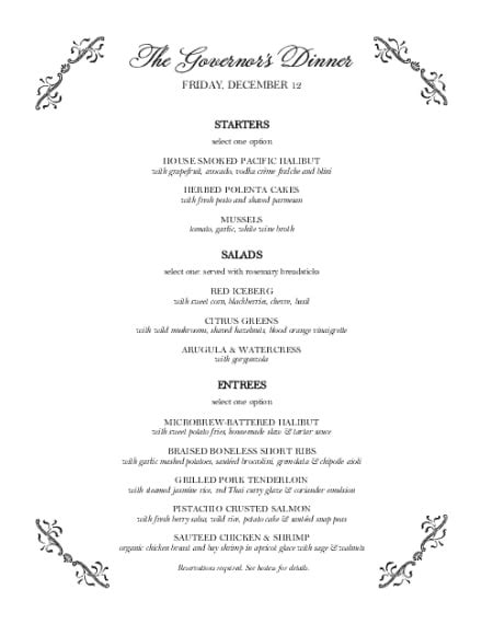 Banquet and Buffet Menu Designs 9+ Free Templates