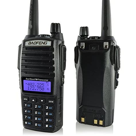 BaoFeng UV-5R 8 Watt Ham Radio BaoFeng Radio with Extra 1800mAh Battery and 771 Antenna Dual Band Ham Radio Handheld Includes Full Kit Walkie Talkie $29.99 In Stock Consider a similar item Arcshell Rechargeable Long Range Two-Way Radios with Earpiece 4 Pack Arcshell AR-5 Walkie Talkies Li-ion Battery and Charger ….